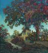 Maxfield Parrish, 'Under the Red Oaks'